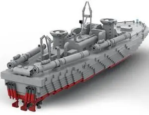 ZITIANYOUBUILD Custom MOC-183763 Elco 80 Stout Ship Large Scale PT Boat WWII Battleship 3523PCS