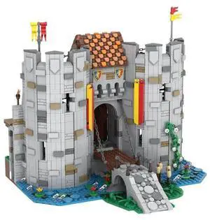 ZITIANYOUBUILD Custom MOC-157507 Medieval Castle Gate Model(2680PCS) Toys Gift for Christmas