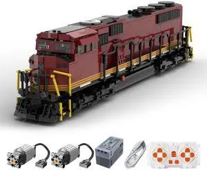 ZITIANYOUBUILD Custom MOC-147542 River Valley & Western (RRVW) SD70MAC Train (2065PCS