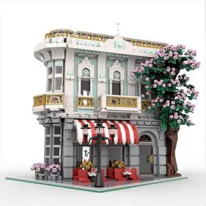 ZITIANYOUBUILD Custom MOC-131134 Modular Street Corner Shop Building Blocks Set (3281PCS)