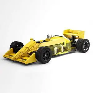 ZITIANYOUBUILD Custom Moc-81894 1/8 Scale Formula One Racing Car With Fake V6 Engine (2156pcs)