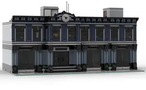 ZITIANYOUBUILD Custom MOC-92362 Police Station (2665 Parts) Toys Gift for Christmas