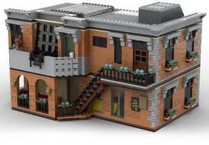 ZITIANYOUBUILD Custom MOC-97178 Extended Apartment Model Street Scene(2810PCS) Toys Gift