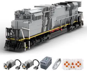 ZITIANYOUBUILD Custom MOC-142194 SD70ACS Etihad Rail Train Model (2086PCS) Toys Gift
