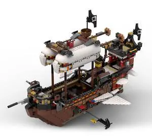 ZITIANYOUBUILD Custom MOC-141840 Medieval Airship Pirate Theme Model Building Blocks (2771PCS)