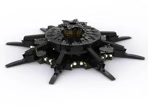 ZITIANYOUBUILD Custom MOC-126228 Mothership (Superweapon) Space Wars Ship Spacecraft (2064PCS)