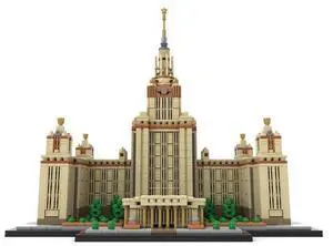 ZITIANYOUBUILD Custom MOC-203389 1/800 Scale Moscow State University Building Blocks (2947PCS)