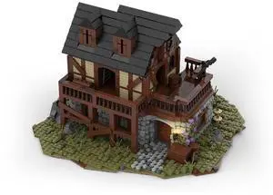 ZITIANYOUBUILD Custom MOC-49665 Medieval House Module of Large Village Theme Building (2963PCS)
