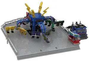 ZITIANYOUBUILD Custom MOC-132481 Extreme Orbiter Fairground (2406 PCS) Toys Gift for Christmas