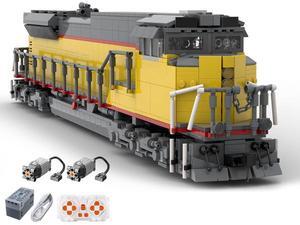 ZITIANYOUBUILD Custom MOC-125311 EMD SD90MAC-H2 Union Pacific Train(2262PCS/Dynamic Version)