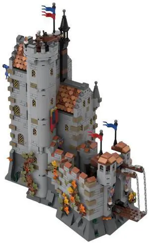 ZITIANYOUBUILD Custom MOC-167273 Dragon Slayer City Medieval Model(2602PCS) Toys Gift