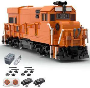 ZITIANYOUBUILD Custom MOC-104326 U-18B Pickens Retro Train (1362 Parts) Toys Gift for Christmas