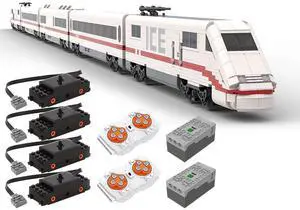 ZITIANYOUBUILD Custom MOC-64784 6wide Dynamic DB ICE 1  German High-Speed Train(2736 PCS)