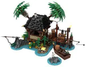 ZITIANYOUBUILD Custom MOC-110117 Pirates Getaway 1085+ Parts Toys Gift for Christmas
