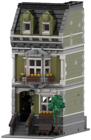 ZITIANYOUBUILD Custom MOC-119122 Old English Town House Toys Gift for Christmas (2374PCS)