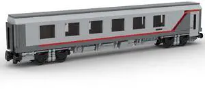 ZITIANYOUBUILD Custom MOC-67867 6wide Static Edition Sleeping Car RZD (815 Parts) Toys Gift