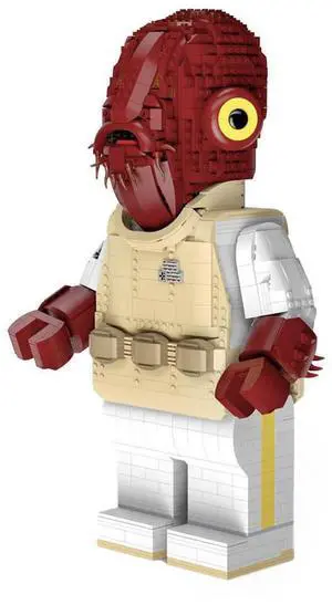 ZITIANYOUBUILD Custom MOC-111488 + MOC-111289  Mega Figure with Helmet 2515 Parts Toys Gift