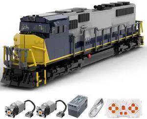 ZITIANYOUBUILD Custom MOC-146365 CSX-SD70MAC RC Train Small Particle(2074PCS/Dynamic Version)