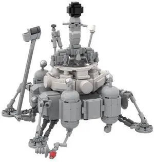 ZITIANYOUBUILD Custom MOC-124897 Luna MSRV Collection 1:20 (Soviet Moon Sample Mission) 728PCS