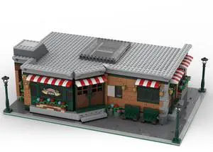 ZITIANYOUBUILD Custom MOC-99744 Bar Floor Model Street Scene(1952PCS) Toys Gift for Christmas