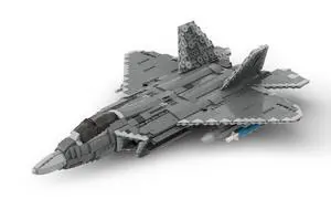 ZITIANYOUBUILD Custom MOC-172484 F-22 RAPTOR 1/35 Scale Active US Military Fighter(2019PCS)