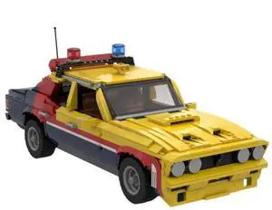 ZITIANYOUBUILD Custom MOC-140187 Interceptor Model (1502 Parts/Yellow) Toys Gift for Christmas