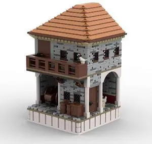 ZITIANYOUBUILD Custom MOC-158191 Medieval Roman City Insula Module Model(1543PCS) Toys Gift