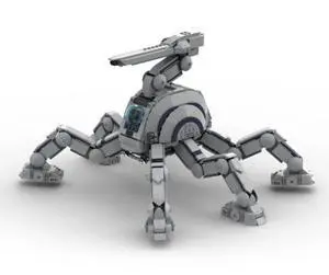 ZITIANYOUBUILD Custom MOC-107717 Tech Mobile Heavy Artillery Machine Vehicle Model(1314PCS)