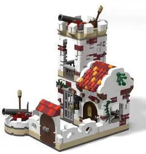 ZITIANYOUBUILD Custom MOC-72193 Pirate Prison 1592 Parts Toys Gift Perfect for christmas