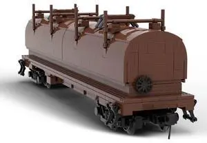 ZITIANYOUBUILD Custom MOC-137473 Coil Car Conrail Retro Train Model Particle (966 Parts)