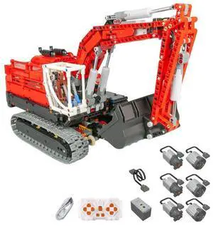 ZITIANYOUBUILD Custom MOC-96897 HC 300 Excavator Model (Dynamic Version/1957 Parts)