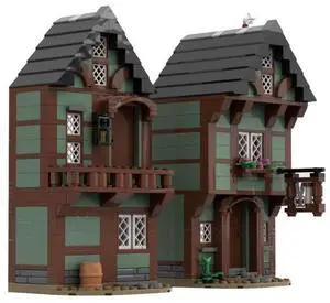 ZITIANYOUBUILD Custom MOC-109203 Medieval Alleys Inn Model (551 Parts) Toys Gift for Christmas