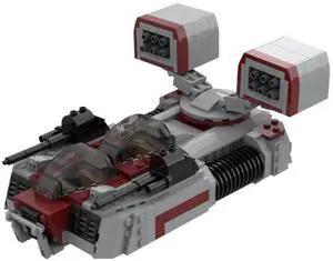 ZITIANYOUBUILD Custom MOC-110435 Space Wars AAC-1 Speeder Tank Model (548 Parts) Toys Gift