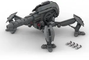 ZITIANYOUBUILD Custom MOC-147641 Sci-fi Interstellar Wars Artillery Robot Model(801PCS)