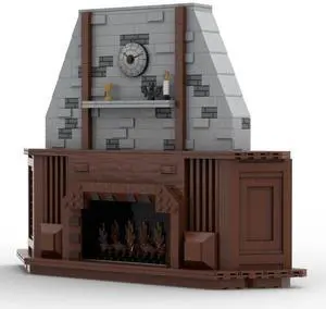ZITIANYOUBUILD Custom MOC-147971 Fireplace Model(865PCS) Building Toys Set Gift for Christmas