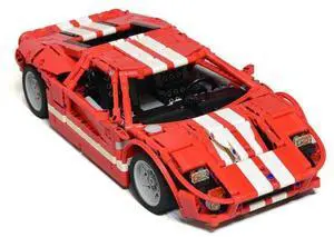 ZITIANYOUBUILD Custom MOC-113244 1/12 Scale Supercar Vehicle Model(1468PCS/Red) Toys Gift
