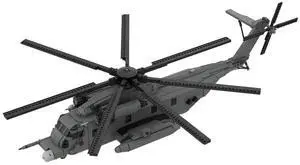 ZITIANYOUBUILD Custom MOC-134252 Sikorsky Mh-53 Pave Low Rescue Helicopter (2023pcs)