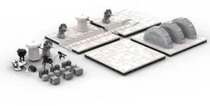 ZITIANYOUBUILD Custom MOC-124628 Sci-Fi Space Wars Carrier Landscape Model(1813PCS) Toys Gift