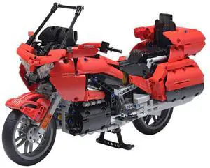 ZITIANYOUBUILD Custom MOC-29748 Motorcycle Model(1290PCS/Red) Toys Gift for Christmas