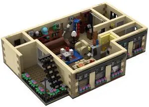 ZITIANYOUBUILD Custom MOC-89515 SitCom Suites - Part 4 Modification of Set 21302 (1043 Parts+)