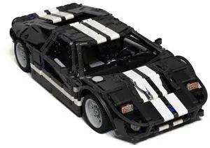 ZITIANYOUBUILD Custom MOC-113244 1/12 Scale Supercar Vehicle Model(1468PCS/Black) Toys Gift