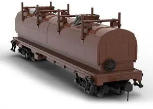 ZITIANYOUBUILD Custom MOC-137947 Coil Car UP Retro Train Model Particle (966 Parts)
