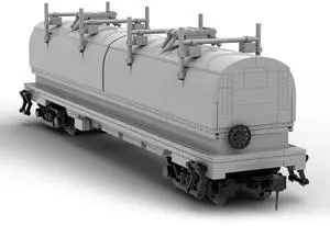 ZITIANYOUBUILD Custom MOC-134547 Coil Car Union Pacific Reto Train Model (917 Parts)