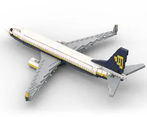 ZITIANYOUBUILD Custom MOC-127217 Aircraft Scale: 1:80 Large Jetliner Model(1118pcs) Toys Gift