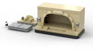 ZITIANYOUBUILD Custom MOC-124632 Iconic Throne In A Cool Display Diorama Minifig Scale 759pcs