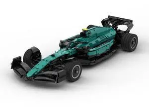 ZITIANYOUBUILD Custom MOC-158977 1/8 Scale Racing Car With Front And Rear Suspension (2824pcs)