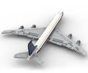 ZITIANYOUBUILD Custom MOC-107665 1/80 Scale 707-Saha Airlines Jetliner(1559PCS) Toys Gift