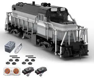ZITIANYOUBUILD Custom MOC-118274 RS-3M Low Nose Train Model (1226 Parts/Dynamic Version)