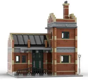 ZITIANYOUBUILD Custom MOC-136707 Modular Old Factory Building with Interior 1966 Pcs