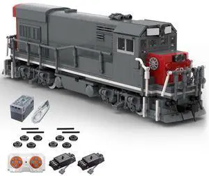 ZITIANYOUBUILD Custom MOC-105008 U-18B Southern Pacific Fantasy Livery Retro Train1400PCS